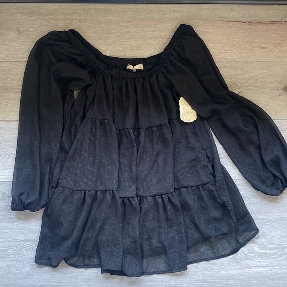Altar’s State Baby Doll Dress Black S Nwt - Picture 2 of 5
